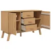 vidaXL Kredens OLDEN brązowy 114x43x73,5 cm lite drewno Podgląd zdjęcia produktu 7