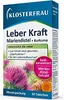 A product box for Klosterfrau Leber Kraft tablets, showing images of milk thistle and turmeric. Anteprima dell’immagine prodotto