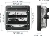 Ventilatore di scarico VEVOR, 305 mm, regolatore Anteprima dell’immagine prodotto 8
