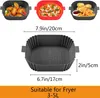 Silikon Backform für Heißluftfritteuse-Backpapier Für Produktbild-Vorschau 2