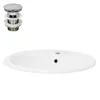 LuxeBath umyvadlo Oválné umyvadlo na desku, 57x48,5x19,5 Náhled obrázku produktu 1
