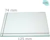 Ersatzglas für Grablaterne | Grablicht - Klarglas - nach Produktbild-Vorschau 1