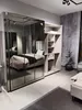 Exklusiver Schwarzer Kleiderschrank Stilvolle Schlafzimmer Produktbild-Vorschau 2