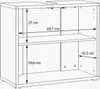 ALICE SPRINGS Waschbecken-Unterschrank 1trg. Taupe Produktbild-Vorschau 4