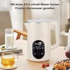 Wasserkocher, Teekocher aus Edelstahl, Doppelwand, 2L, Produktbild-Vorschau 3