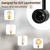 ZMH Deckenleuchte Vintage Deckenlampe Schwarz 4 Flammig E27 Produktbild-Vorschau 4