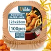 Vilde | Einsatz für Heißluftfritteuse - Braun - 23x23cm - Produktbild-Vorschau 2