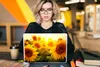 MuchoWow® Laptop Aufkleber Sticker Cover Sonnenblume - Gelb Produktbild-Vorschau 5
