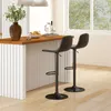 Lot de 2 tabourets de bar HOMCOM, revêtement en similicuir, Voir les images du produit 9