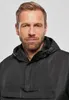 Close-up portrait of a man wearing a black hooded jacket. Anteprima dell’immagine prodotto