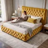 riess-ambiente Doppelbett PARIS 160x200cm senfgelb Samt Produktbild-Vorschau 18