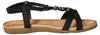 girlZ onlY Kinder-Mädchen-Sandalette Schwarz, Produktbild-Vorschau 4
