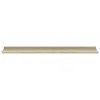vidaXL Mensole a muro 2 pz. Bianco e rovere Sonoma 80x9x3 Anteprima dell’immagine prodotto 5