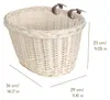 Creative Home Rieten fietsmand, 36x29x23cm (+/- 2cm) Productafbeelding-voorbeeld 3