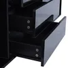 A close-up view of the drawers of a black sideboard. Anteprima dell’immagine prodotto