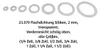 10 Stück Flachdichtung Silikon, 2 mm, transparent 3/8 Zoll Produktbild-Vorschau 6