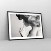 Gerahmtes Poster - Schwarzer Rahmen - Frau Modell - 70x50 Produktbild-Vorschau 8