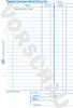 A blank accounting form with a watermark. Produktbild-Vorschau