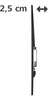 Hama 00220815, 2,29 m (90"), 60 kg, Schwarz Produktbild-Vorschau 3