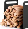 KADAX Support de bois de cheminée en acier "Dello", support Voir les images du produit 4