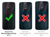 Three phone backs are shown, with one marked as compatible and two as incompatible with a case. Náhľad obrázku produktu