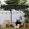 YZNAHRE Sonnenschirm 350 cm Ampelschirm mit Kurbel Alu Produktbild-Vorschau 9