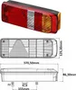 Fanale posteriore destro semirimorchio Kogel Krone Schmitz, Anteprima dell’immagine prodotto 2