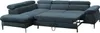 Großes Eckschlafsofa aus marinefarbenem Stoff SEPINA PASCAL Produktbild-Vorschau 4