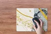 MuchoWow® Mauspad Mousepad Abstrakt - Gold - Natur - Kunst Produktbild-Vorschau 3