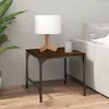 vidaXL Postranní stolky 2 ks. Kouřový dub 40x40x35 cm Náhled obrázku produktu 3