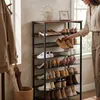 Relaxdays schoenenrek, industriële stijl, 8 niveaus, Productafbeelding-voorbeeld 5