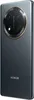 A rear view of a black Honor smartphone, angled to show the camera module and the brand name. Produktbild-Vorschau