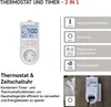 2in1 Steckdosenthermostat mit digitaler Zeitschaltuhr, schuko Produktbild-Vorschau