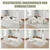 Schlafsofa Zweisitzer Cord Pouf Stauraum Getränkehalter 2 Produktbild-Vorschau 6