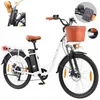 Robustes TTGO YY-26ST City-E-Bike Trekking E-Bike 26" mit Produktbild-Vorschau 2