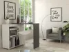 Drehbarer Barschrank SATURNE - weiß und grau Produktbild-Vorschau 5