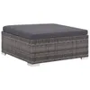 vidaXL 6 tlg. Garten Lounge Set mit Auflagen Poly Rattan Produktbild-Vorschau 5