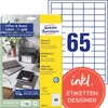AVERY Etichette universali Zweckform - 38,0 x 21,2 - bianco Anteprima dell’immagine prodotto 1