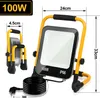 Yakimz LED Baustrahler Fluter stativ 6000K Austellenlampe Produktbild-Vorschau 2