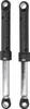 A pair of black and silver washing machine shock absorbers. Produktbild-Vorschau