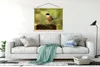 MuchoWow® Textilposter Elster - Vogel - Moos 120x90 cm mit Produktbild-Vorschau 3