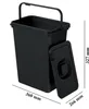 Cestino con coperchio nero 23 L KEDEN NKS23W-S411 Anteprima dell’immagine prodotto 4