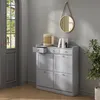 Scarpiera da ingresso Vicco Vitto Grigio 100 x 99.5 cm con Anteprima dell’immagine prodotto 6