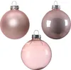 Weihnachtskugeln Glas 5-7cm 21er Set - Rosa Produktbild-Vorschau 1