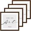 🖼️KNOR®️ Bilderrahmen 30x30 cm Braun, 4er Set Produktbild-Vorschau 1