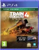 The image shows the front cover of a PlayStation 4 game case for Train Sim World 4: Flying Scotsman Centenary Edition. Náhled obrázku produktu