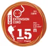 Verlängerungskabel 15 m / 1 Steckdose / orange / PVC / 250 V / 1,5 mm2 Anteprima dell’immagine prodotto