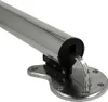 Abklappbares Tischbein 710mm Chrom glänzend d:50mm Möbelfuß Produktbild-Vorschau 2