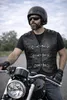 PAULGOS Lederweste Biker Kutte Clubweste Chopper Weste 100% Produktbild-Vorschau 7