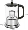 PROFICOOK Bouilloire 360° verre acier inoxydable 0,5 L TK Voir les images du produit 16